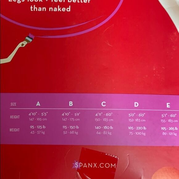 Spanx Sheers Perfect‎ Pantyhose NWT - Picture 6 of 7